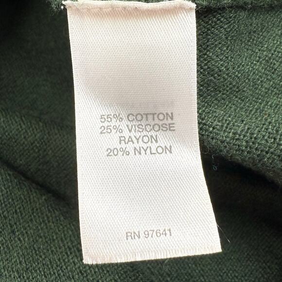 J Jill Women's Olivia Boatneck Tunic Sweater Large Hunter Green - Picture 9 of 12